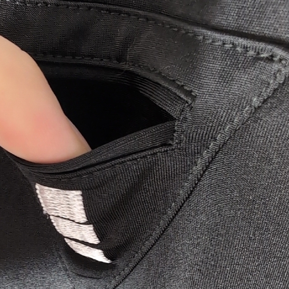 Jamie Sadock | Black Sleeveless Asymmetrical Collar 3/4 Zip Stretchy Top Size M - Picture 7 of 9